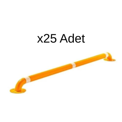 Demir Otopark Bariyeri 180×60 cm 25'li Set